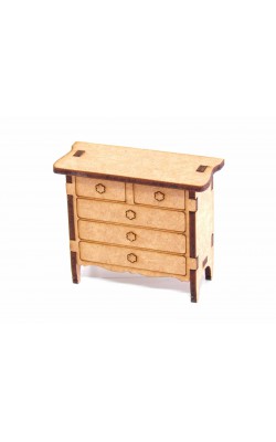 MINIATURA A LASER COMODA PEQUENA MDF